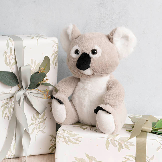 Koala Kev Plush Soft Toy Grey (28cmST)