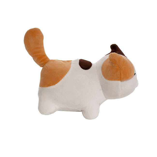 Happy Cat Plush Puff Soft Toy Brown (22cmHT)