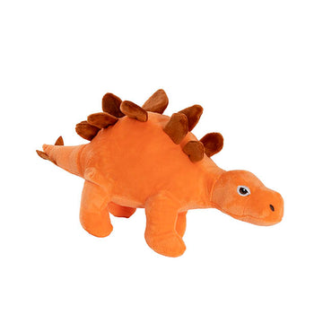 Boris Stegosaurus Dinosaur Plush Toy Orange (33x20cmHT)