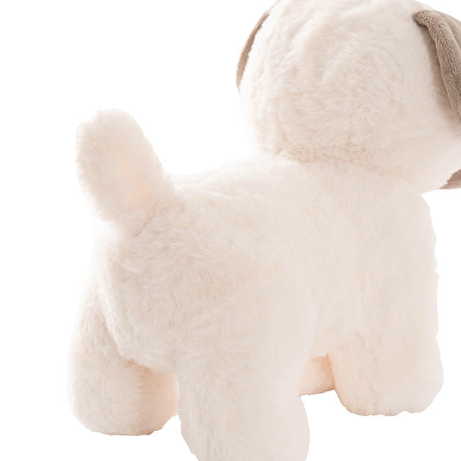 Pug Jack w Love You Heart Plush Soft Toy Cream (26x24cmHT)