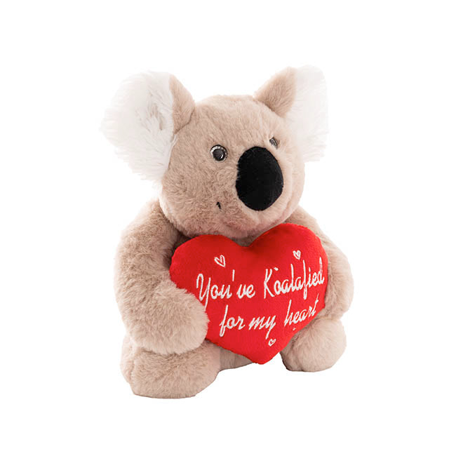 Koala George w You've Koalafied For My Heart Grey (20cmST)