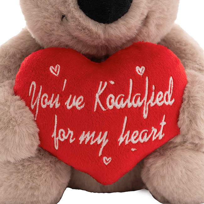 Koala George w You've Koalafied For My Heart Grey (20cmST)