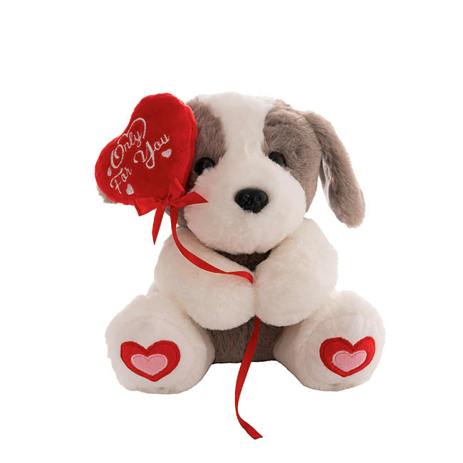 Puppy Harrold w Only For You Heart Plush Toy Cream (21cmST)