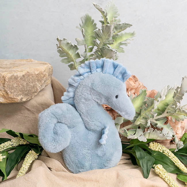 Seahorse Mira Plush Soft Toy Dream Blue (25cmH)