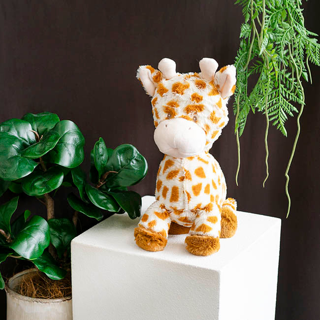 Georgie Giraffe Plush Soft Toy Tan Orange (27cmST)