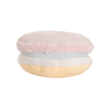 Macaron Cookie Squish Pillow Plush Puff Pink (30cmD)