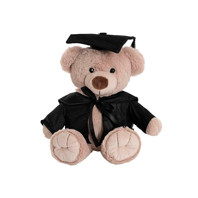 Graduation Teddy Bear Alfred Plush Toy Soft Brown (25cmST)