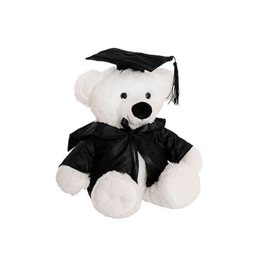 Graduation Teddy Bear Alfred Plush Soft Toy White (25cmST)